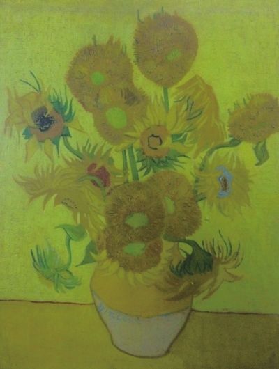 梵高《向日葵》1889年油画95cm×73cm