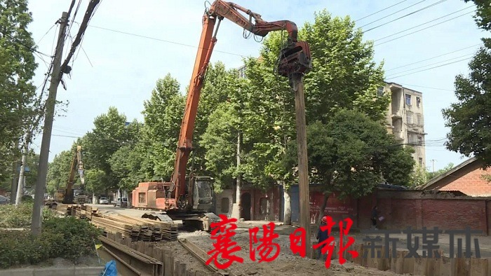 【项目建设正酣】老河口航空路改造工程快速推进